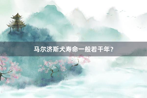 马尔济斯犬寿命一般若干年？